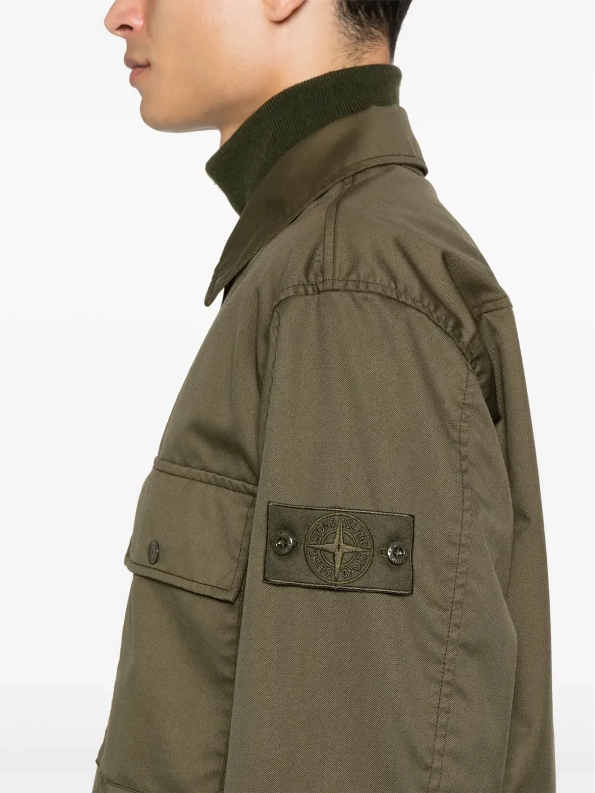 Stone Island Compassバッジジャケット - グリーン - 画像5