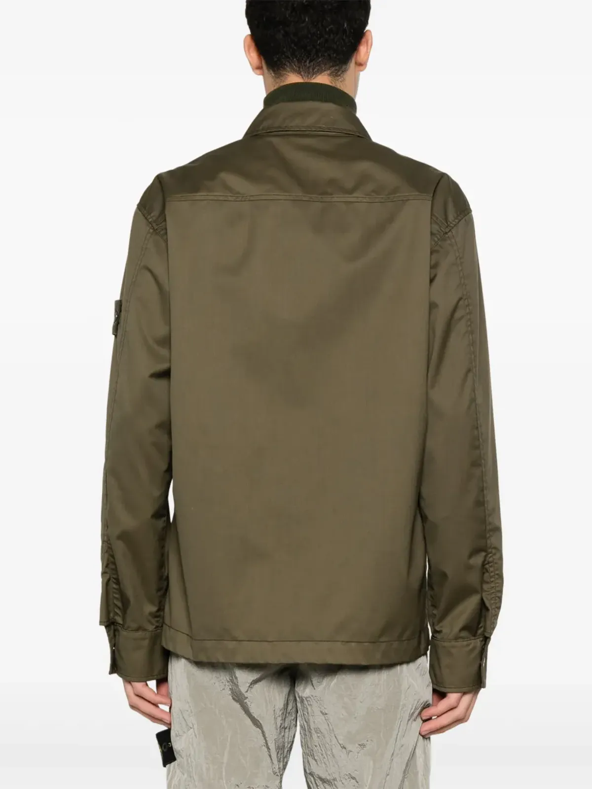 Stone Island Compassバッジジャケット - グリーン - 画像4