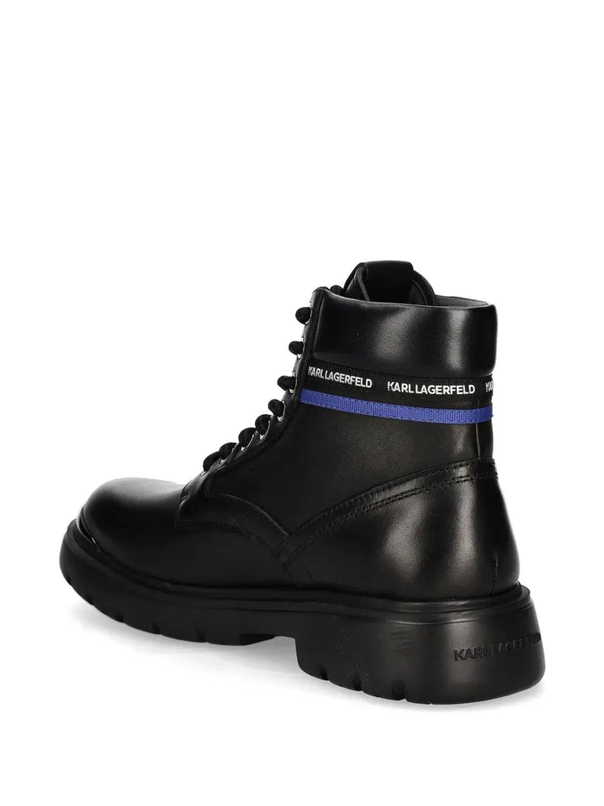 Karl Lagerfeld レースアップ アンクルブーツ - ブラック - 画像3