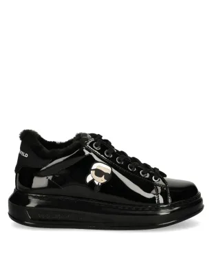 Karl Lagerfeld Ikonik NFT Kapri レザー スニーカー - ブラック - サムネイル1