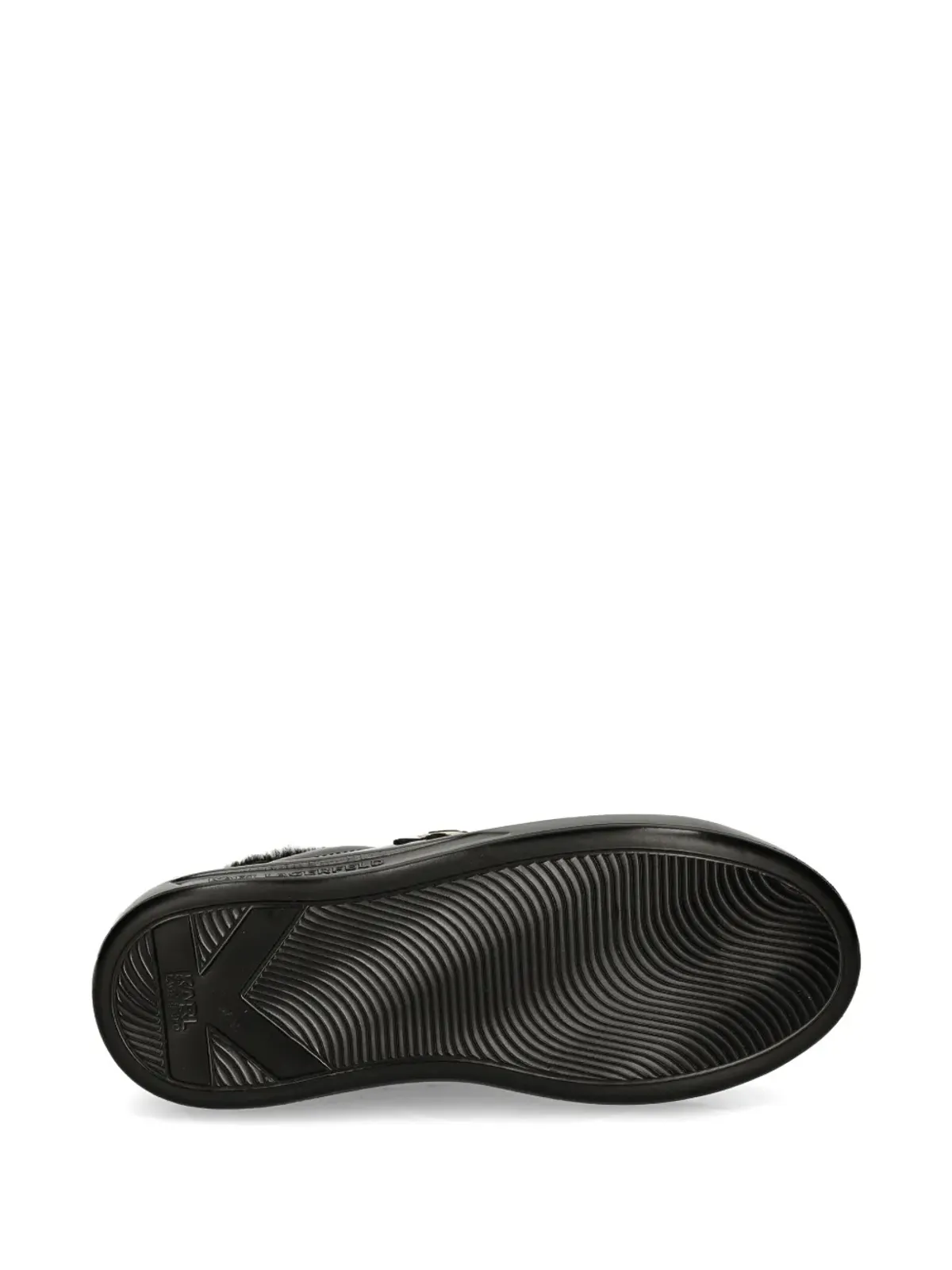 Karl Lagerfeld Ikonik NFT Kapri レザー スニーカー - ブラック - 画像5