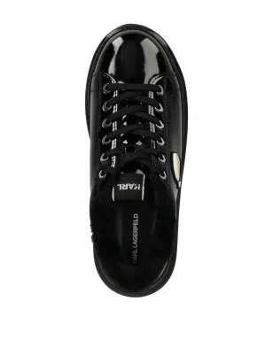 Karl Lagerfeld Ikonik NFT Kapri レザー スニーカー - ブラック - サムネイル4