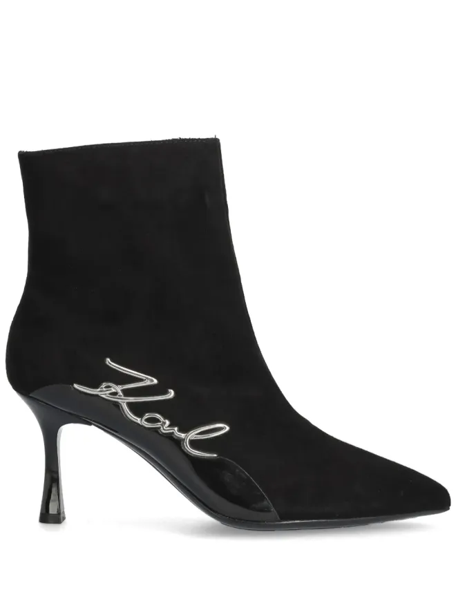 Karl Lagerfeld Karl Lagerfeld 80mm Sienna ブーツ - ブラックの商品画像