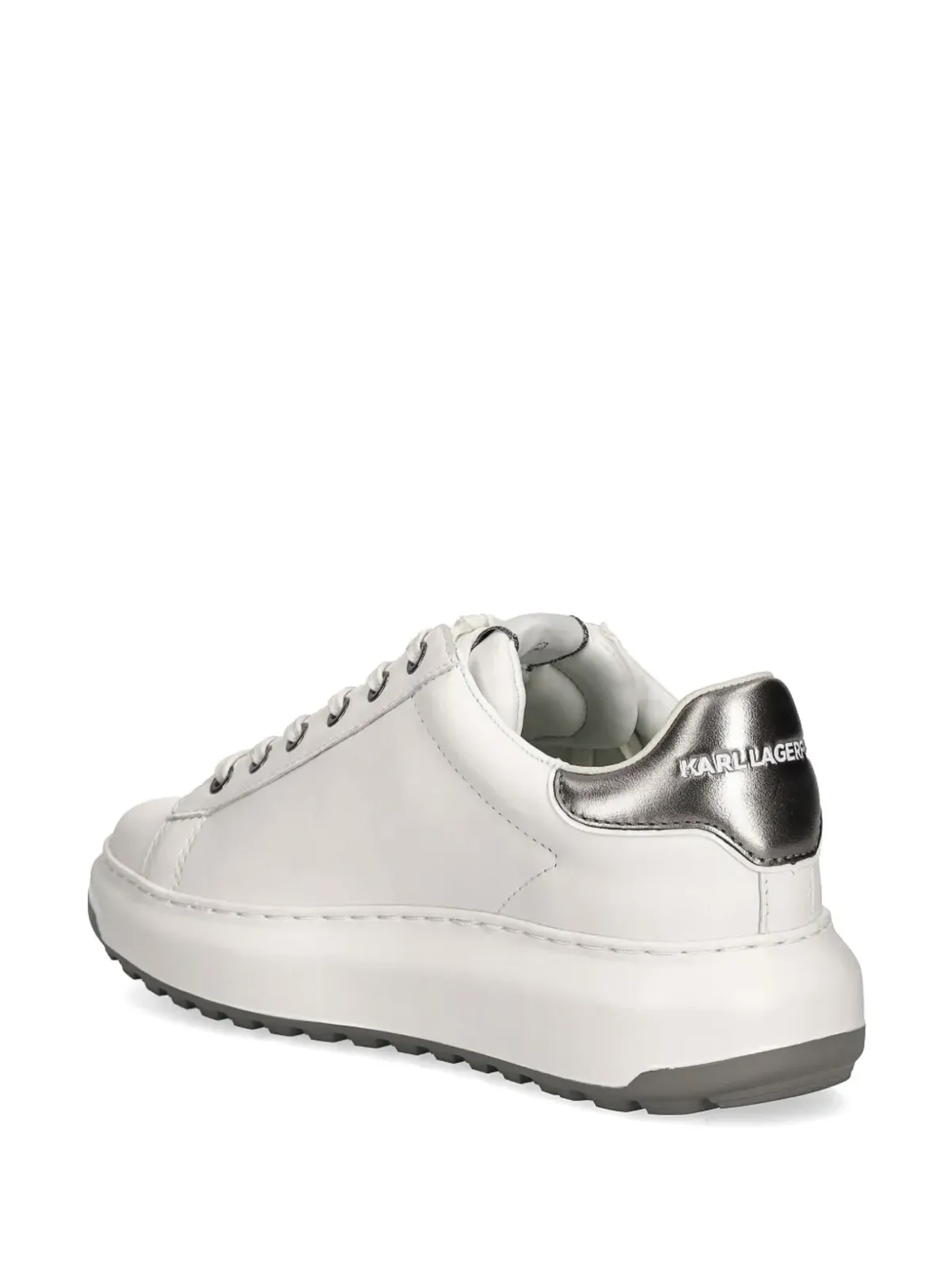 Karl Lagerfeld Kapri Maison Karl レザー スニーカー - ホワイト - 画像3