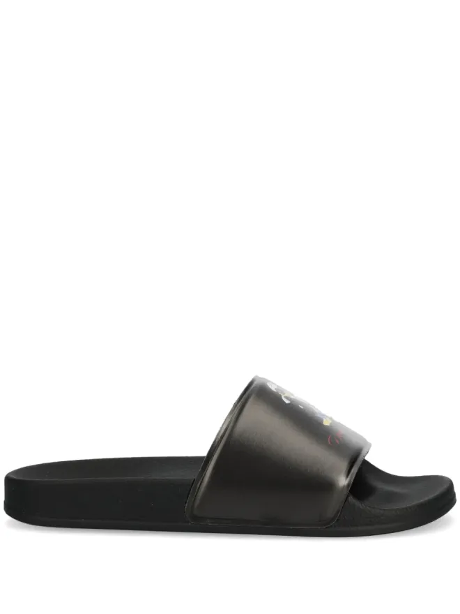 Karl Lagerfeld Karl Lagerfeld カールモチーフ フリップフロップ - ブラックの商品画像