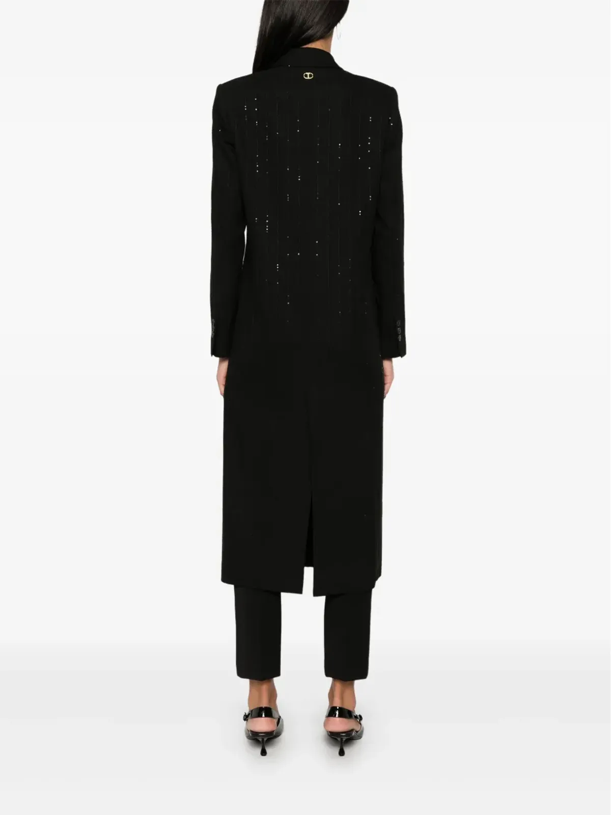 TWINSET スパンコール付きコート - 画像4
