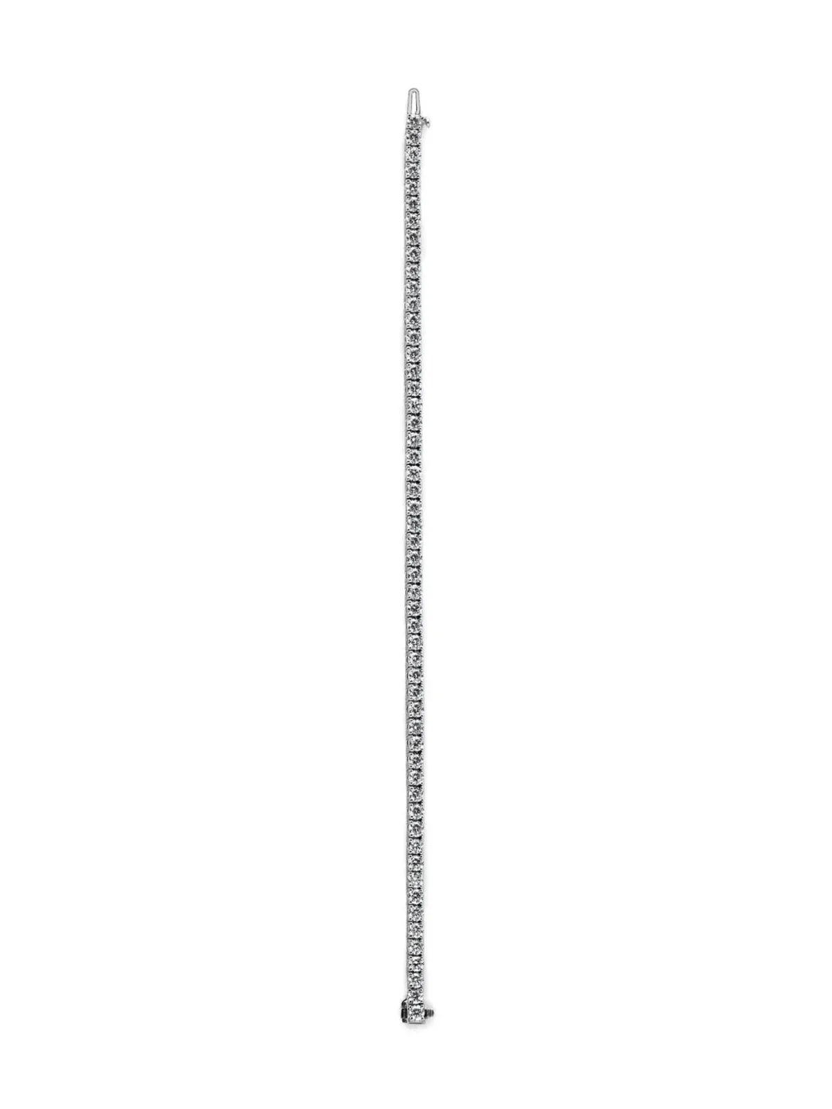 Jewels Aficionado 18Kホワイトゴールド ダイヤモンド テニスブレスレット - シルバー - 画像2