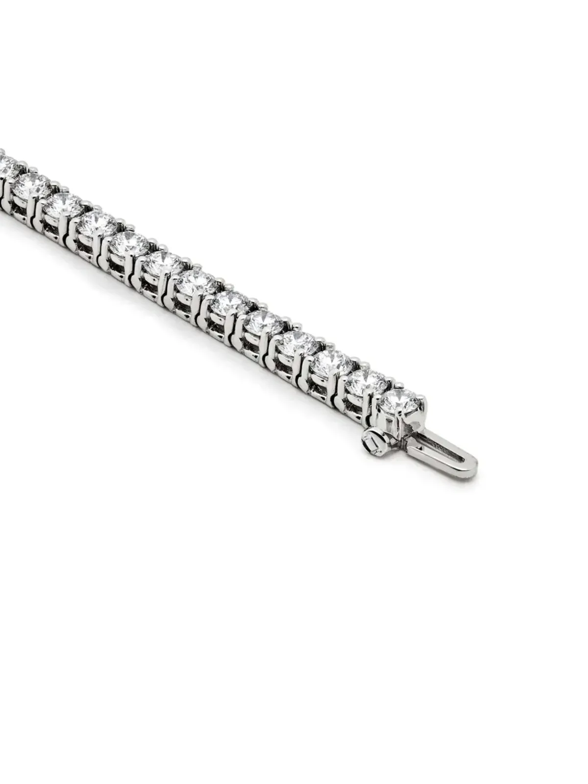 Jewels Aficionado 18Kホワイトゴールド ダイヤモンド テニスブレスレット - シルバー - 画像3