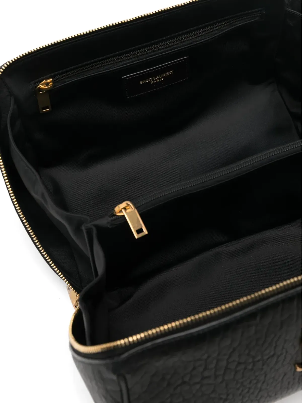 Saint Laurent ロゴプレート ウォッシュバッグ - 画像3