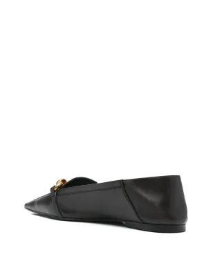 Saint Laurent チェーンリンク ローファー - ブラウン - サムネイル3