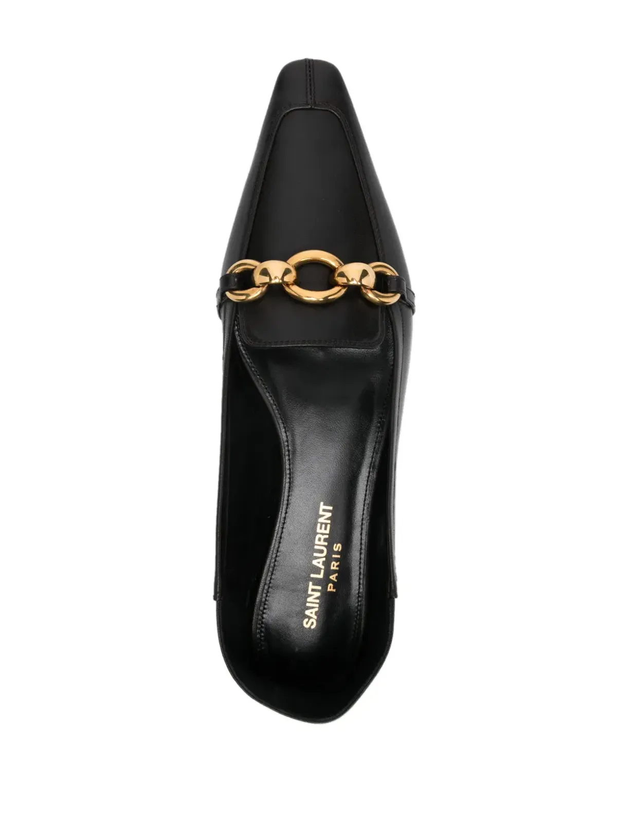 Saint Laurent チェーンリンク ローファー - ブラウン - 画像4