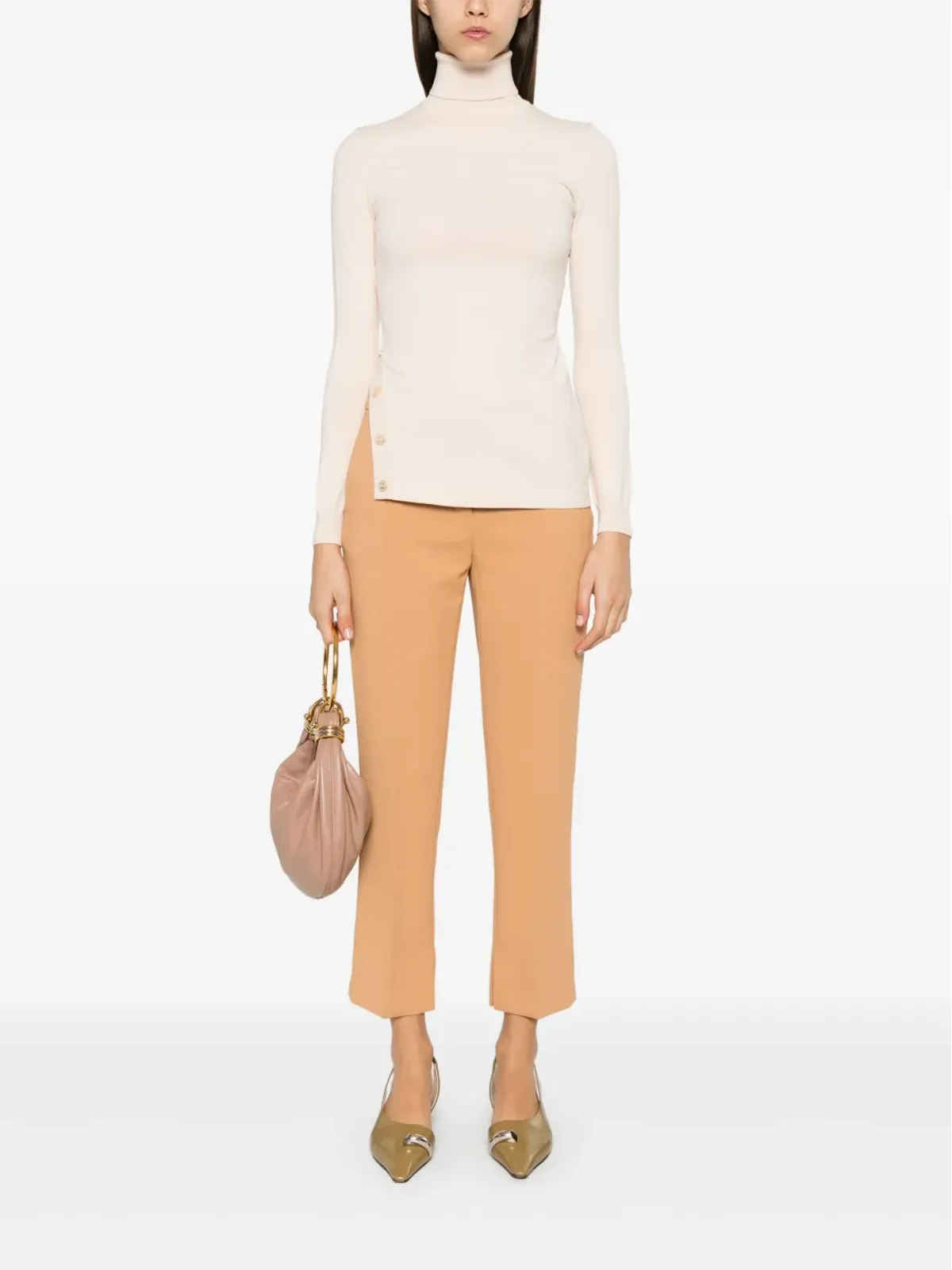 Elisabetta Franchi スタッズディテールのセーター ピンク - 画像2