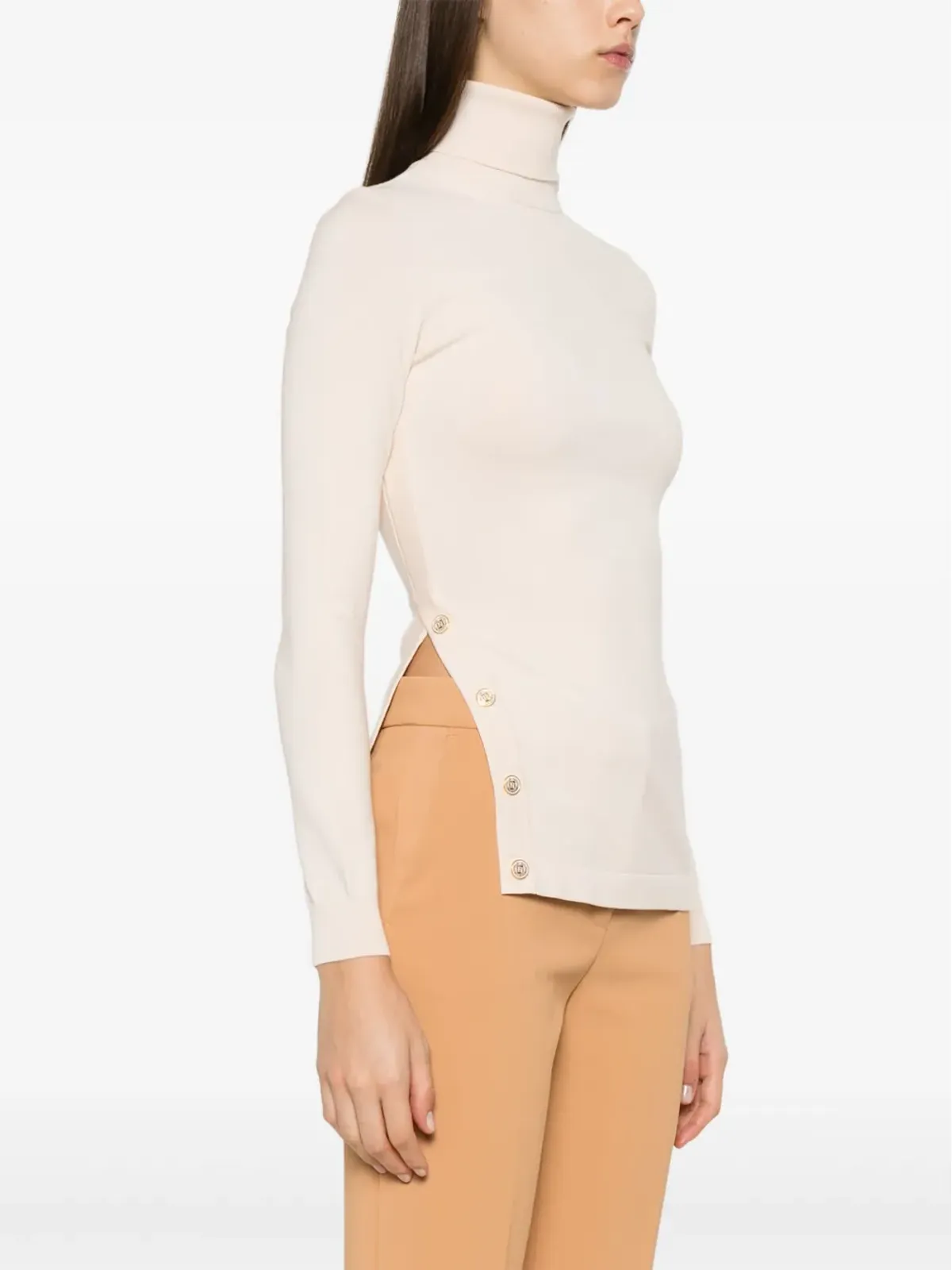 Elisabetta Franchi スタッズディテールのセーター ピンク - 画像3