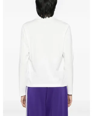 Y-3 ロゴプリント コットンTシャツ - ホワイト - サムネイル4