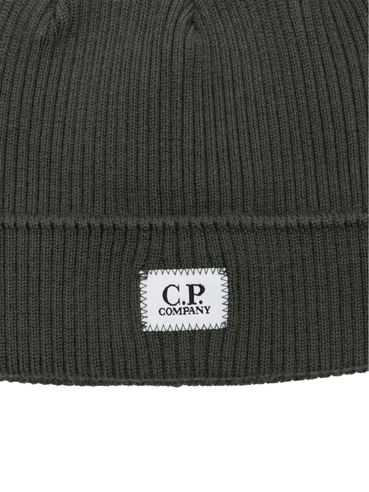 C.P. Company Kids ロゴパッチ付きビーニー帽 - 画像2