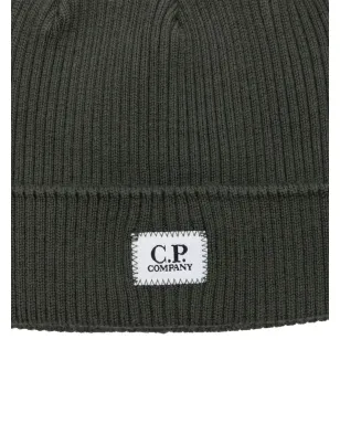 C.P. Company Kids ロゴパッチ付きビーニー帽 - サムネイル2