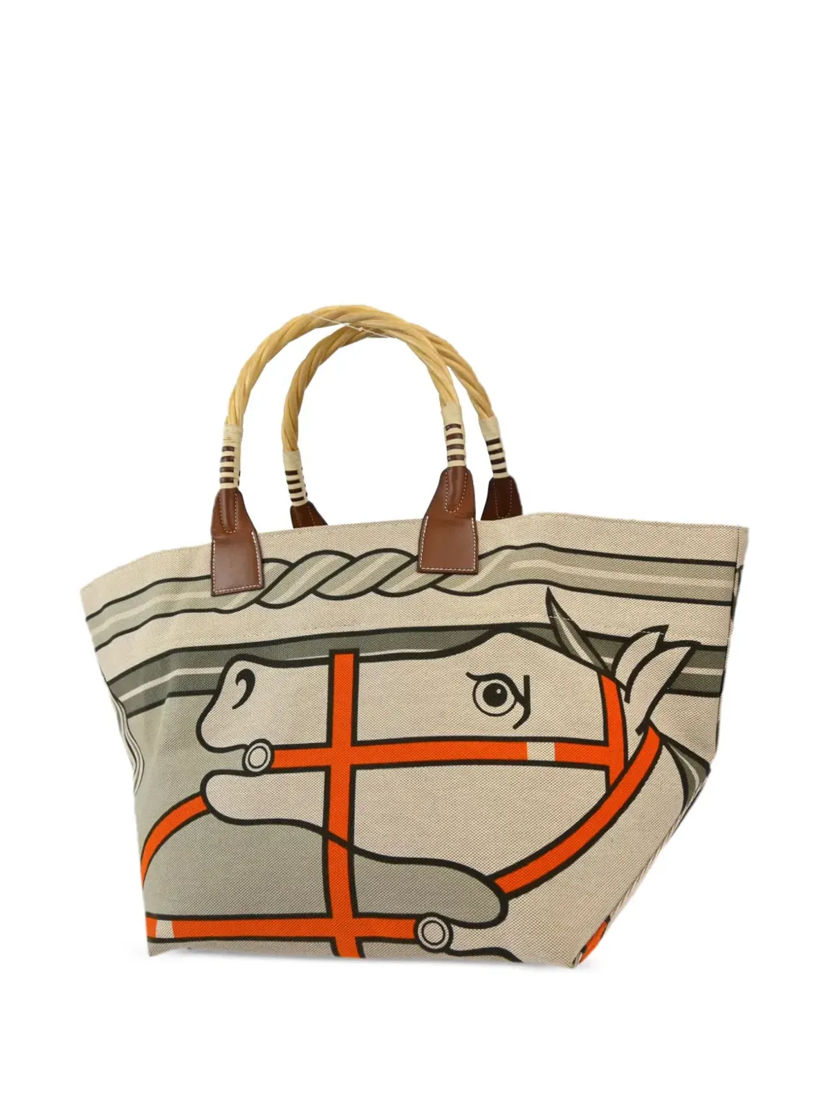 Hermès ビンテージ 2011 Steeple 31 トートバッグ - ニュートラルカラー - 画像2