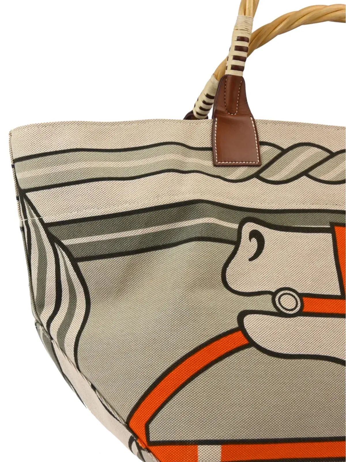 Hermès ビンテージ 2011 Steeple 31 トートバッグ - ニュートラルカラー - 画像3