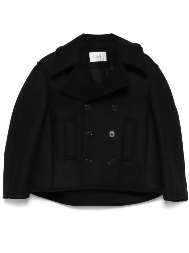 Saint Laurent Saint Laurent ウールジャケット - ブラックの商品画像