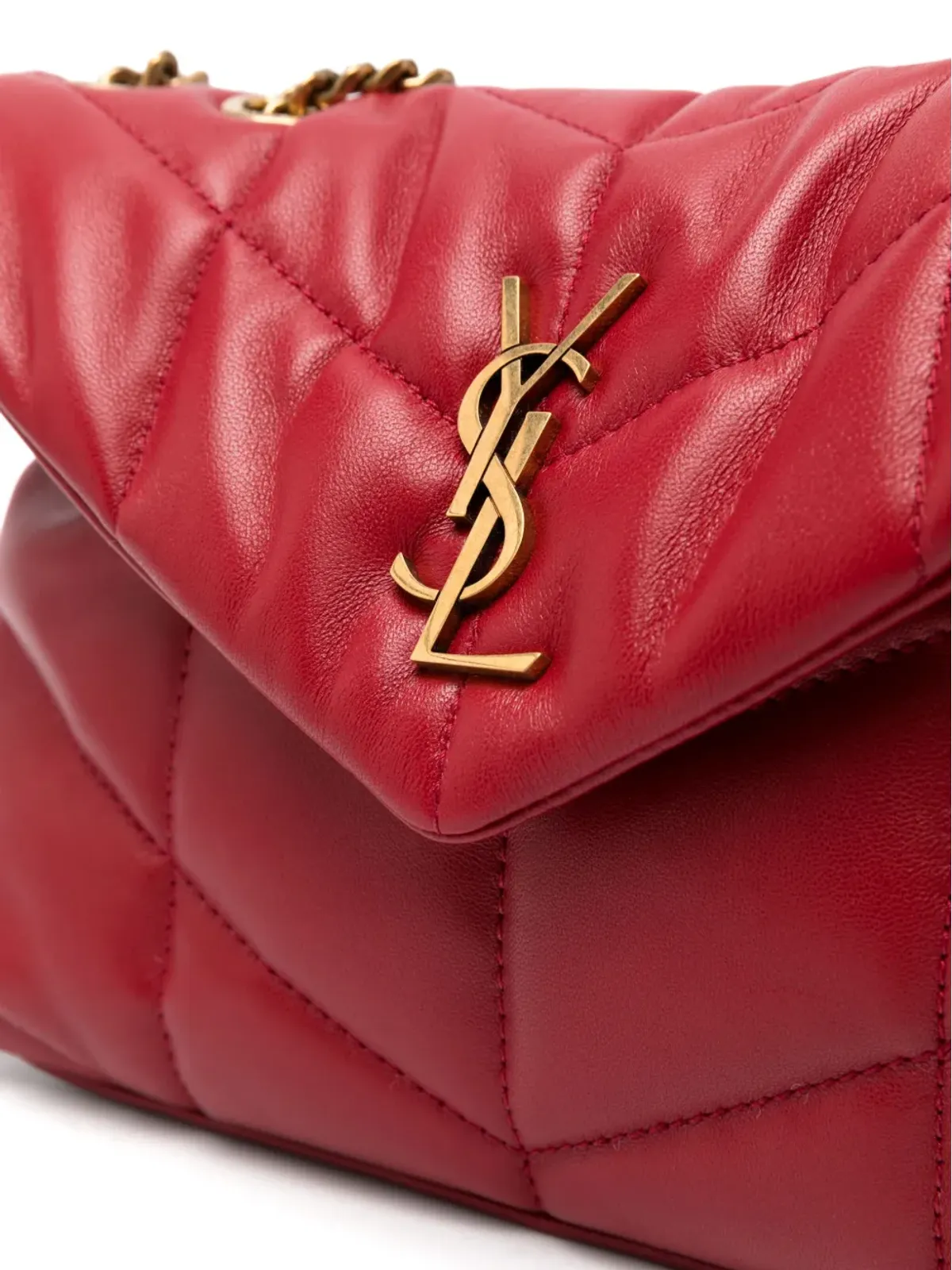 Saint Laurent ミニパファー・トイ ショルダーバッグ - レッド - 画像4
