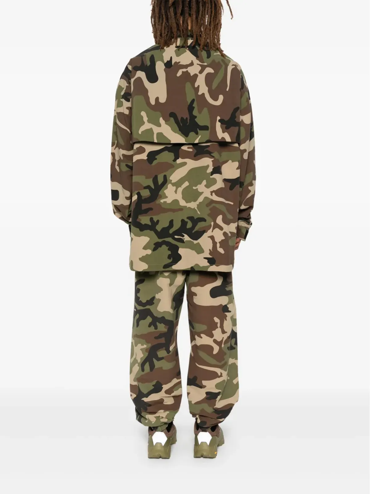 FEAR OF GOD ESSENTIALS カモフラージュ柄オーバーシャツ - 画像4