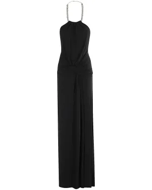 Simkhai Annabelle halterneck gown - Black - サムネイル1