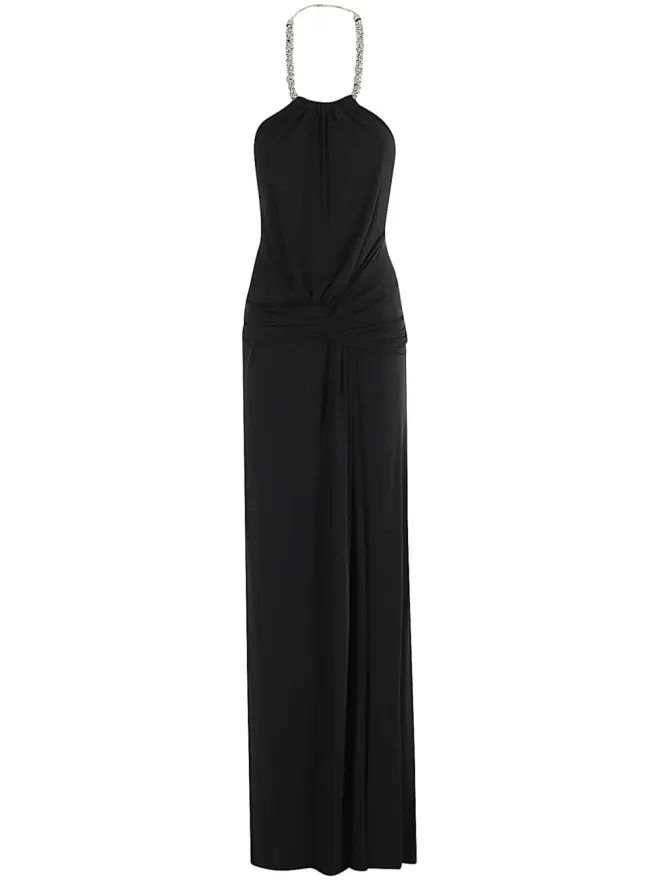 SIMKHAI Simkhai Annabelle halterneck gown - Blackの商品画像