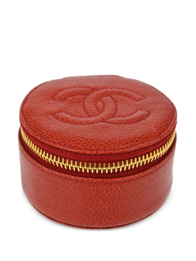 CHANEL Pre-Owned CHANEL Pre-Owned 1995 CC-stitch ジュエリーケースの商品画像