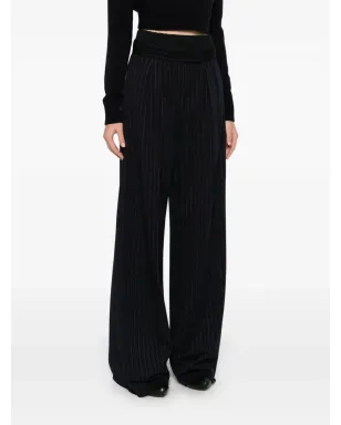 Max Mara ピンストライプパンツ ブルー - サムネイル3