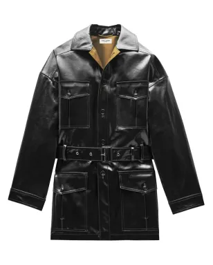 Saint Laurent Saharienne ジャケット - ブラック - サムネイル1