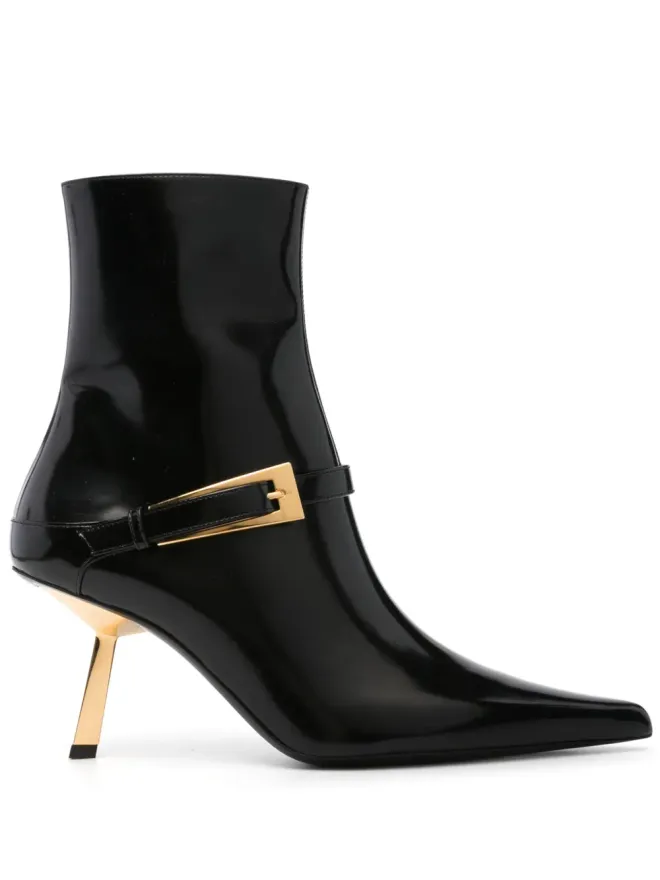 Saint Laurent Saint Laurent Lee アンクルブーツ - ブラックの商品画像