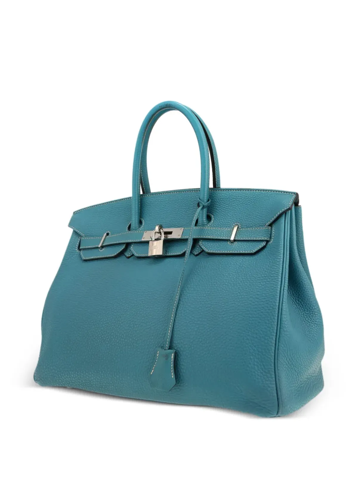 Hermès ビンテージ Birkin 35 バッグ - ブルー - 画像4
