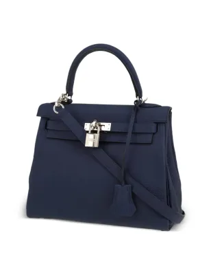 Hermès ビンテージ 2022 ケリー25 ハンドバッグ - ブルー - サムネイル5