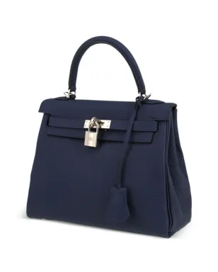 Hermès ビンテージ 2022 ケリー25 ハンドバッグ - ブルー - サムネイル4