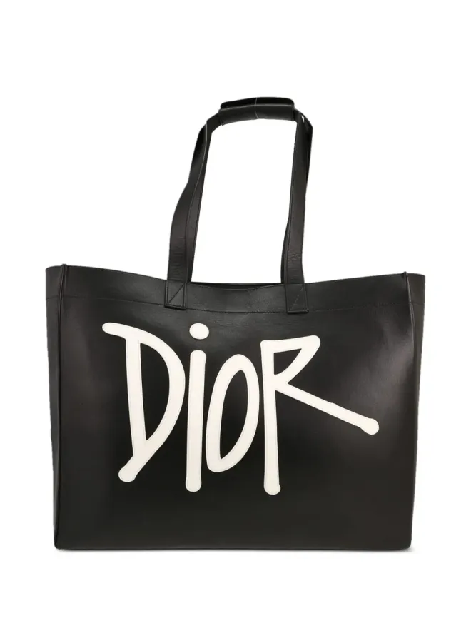 Christian Dior Pre-Owned Christian Dior ビンテージ x Stüssy D-Dior Editions Limitées ショルダーバッグ - ブラックの商品画像