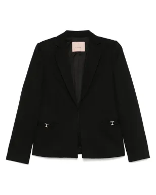 TWINSET Oval Tロゴ ブレザー ブラック - サムネイル1
