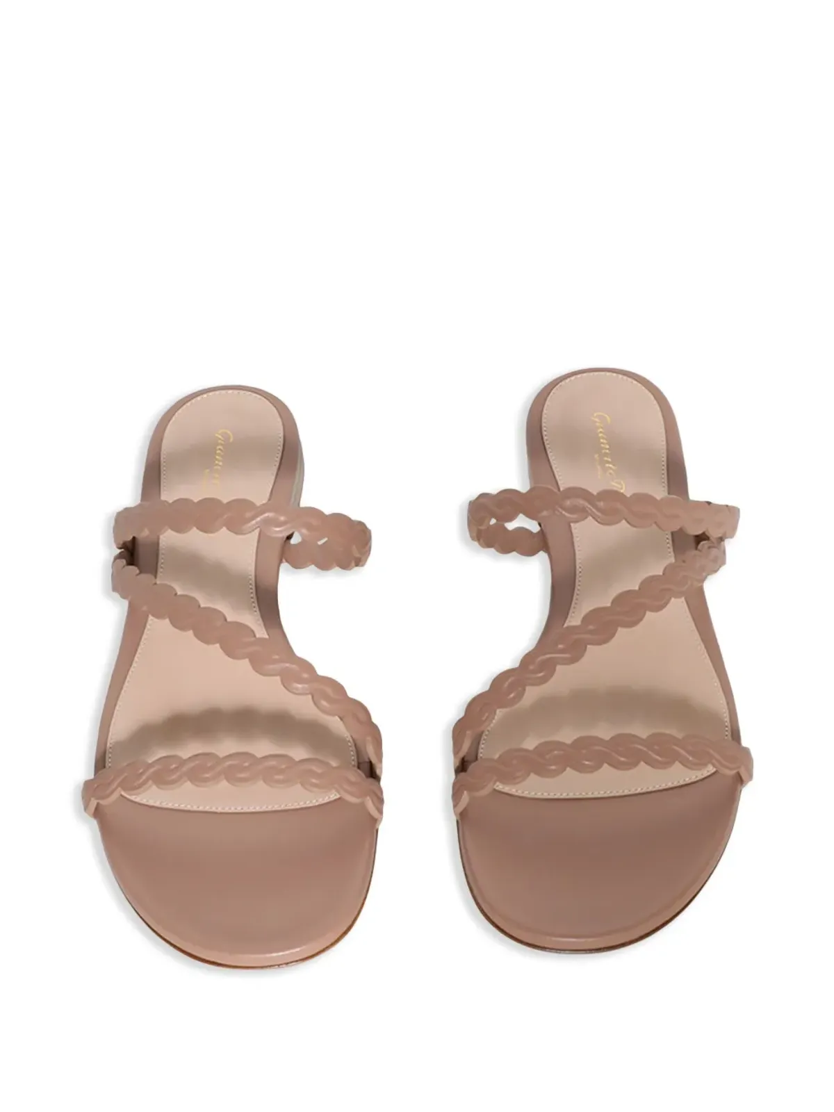 Gianvito Rossi レザーサンダル - 画像2