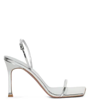 Amina Muaddi 95mm Maya pumps - Silver - サムネイル1