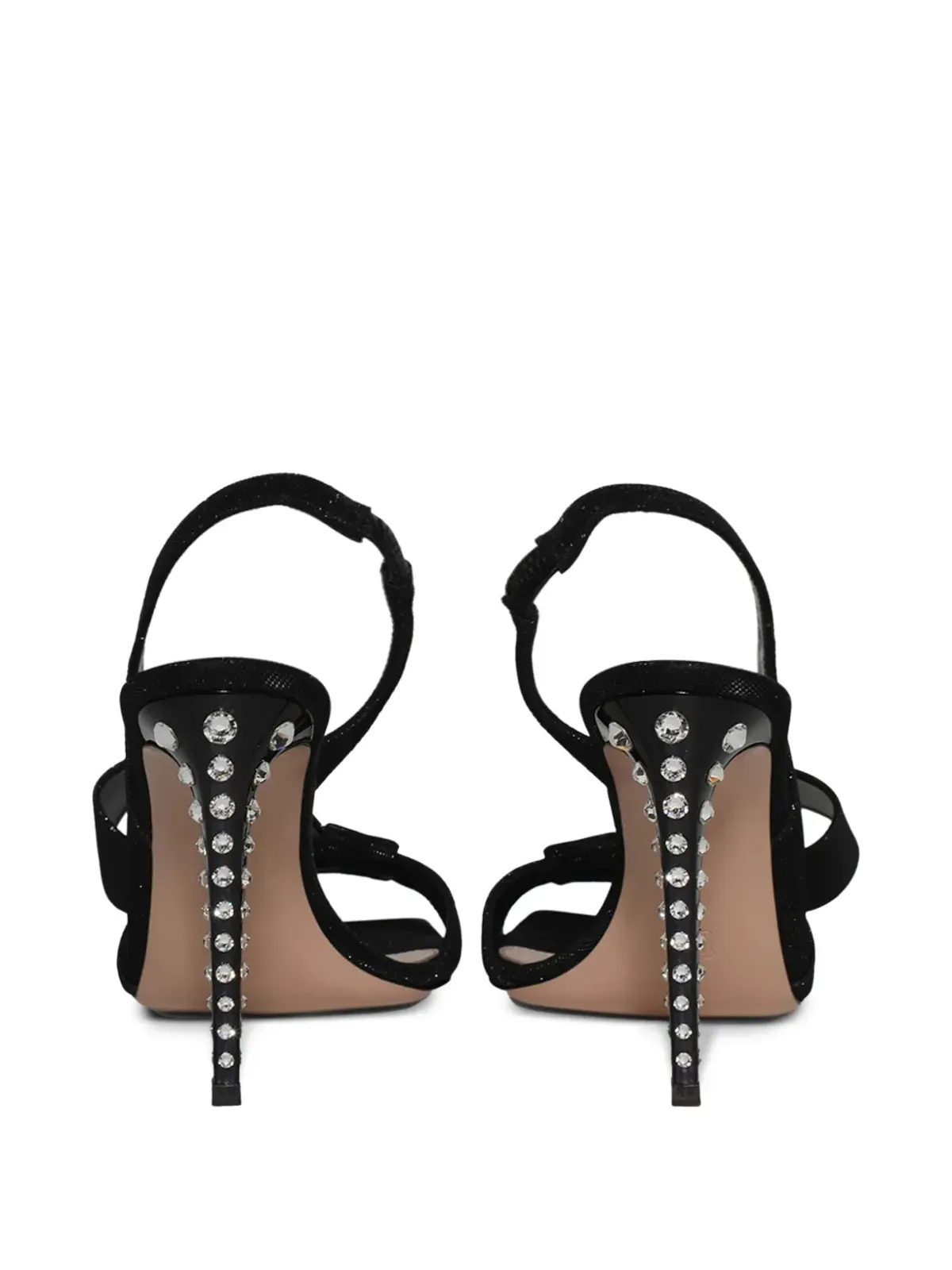 Gianvito Rossi 105mmフラッシュサンダル ブラック - 画像3