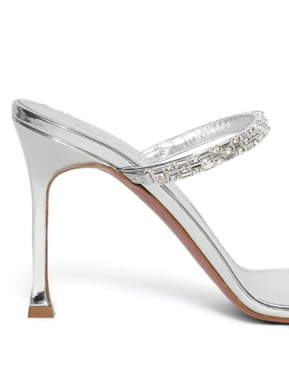 Amina Muaddi Diana mules - Silver - 画像2