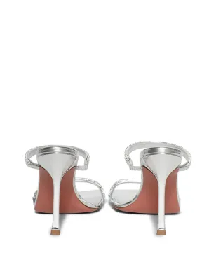 Amina Muaddi Diana mules - Silver - サムネイル4