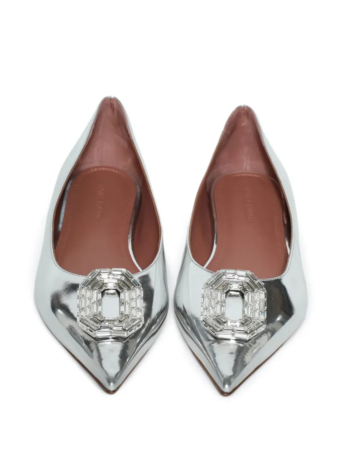 Amina Muaddi Camelia ballet flats - 画像2