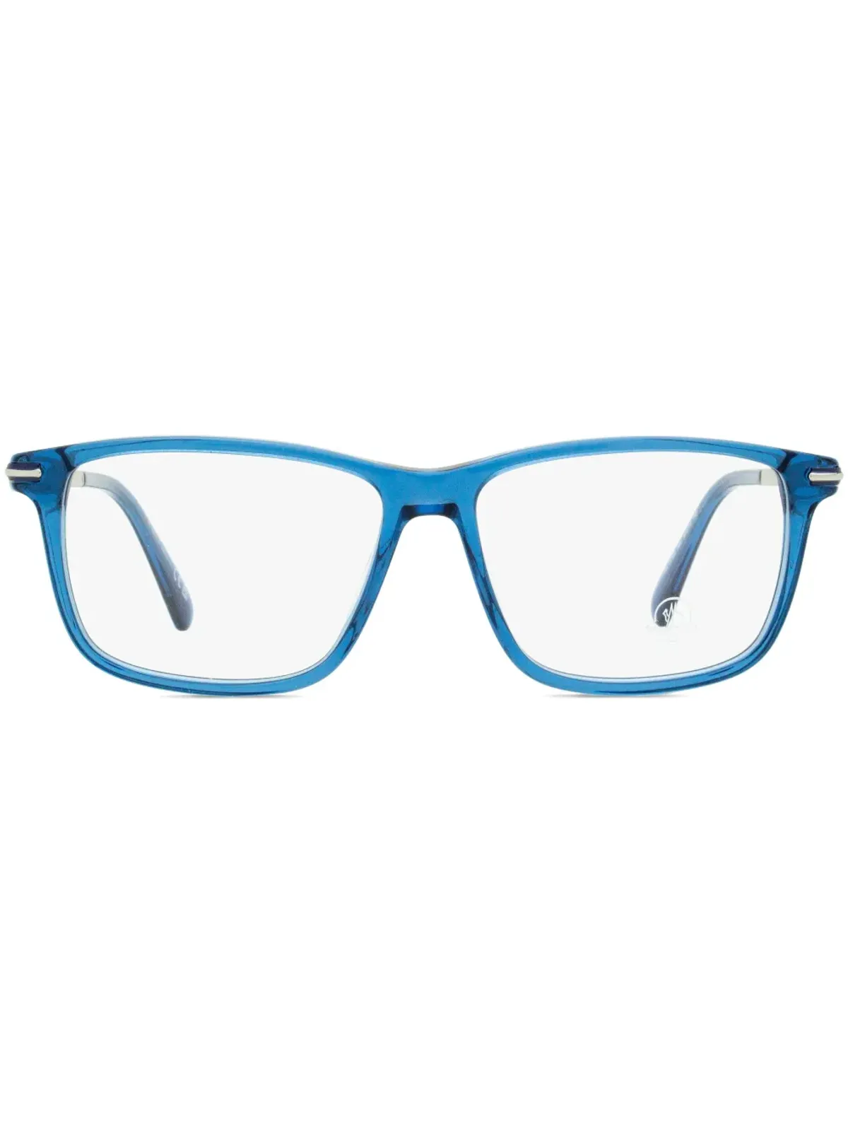 Moncler Eyewear ML5205 rectangle-frame glasses - Blue - 画像1