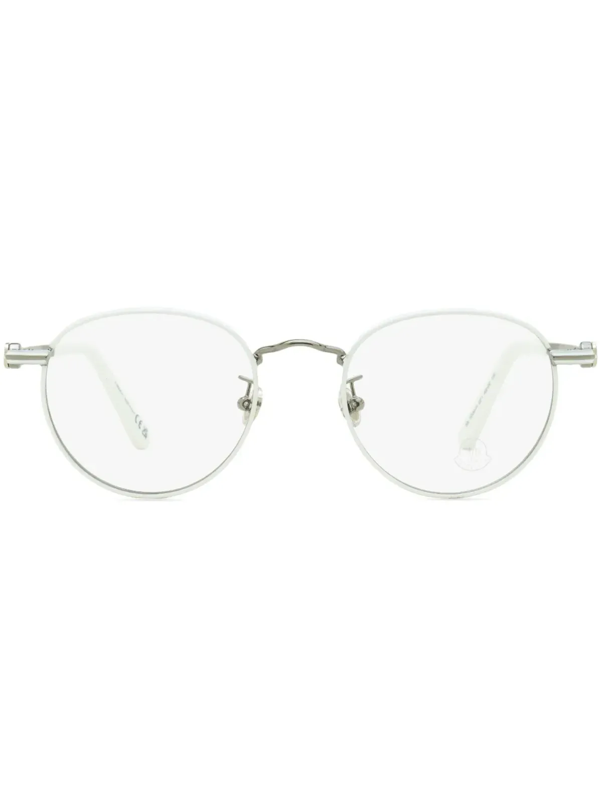 Moncler Eyewear ML5204H オーバルフレームメガネ - シルバー - 画像1