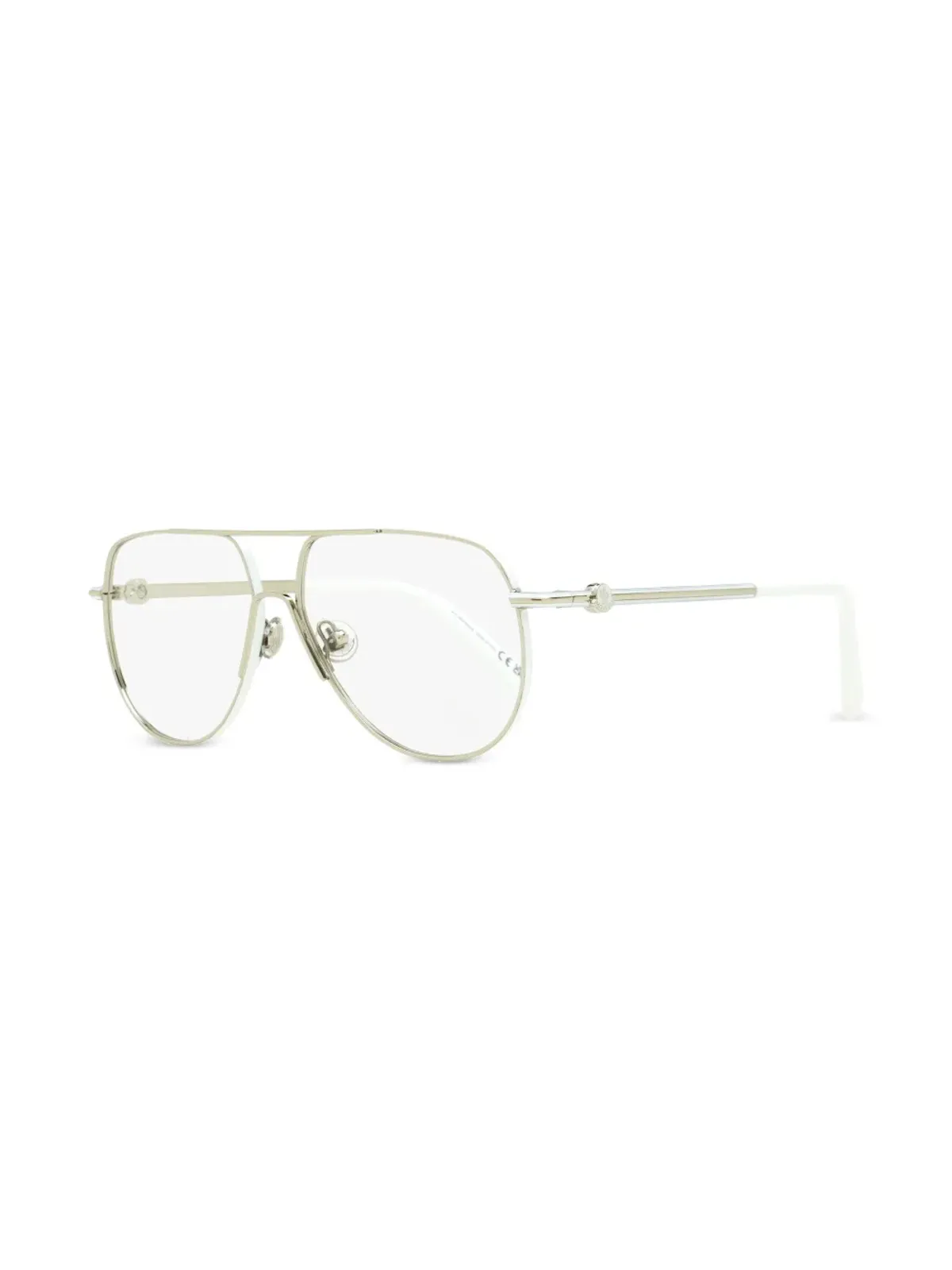 Moncler Eyewear ML5202 パイロットフレーム眼鏡 - 画像2
