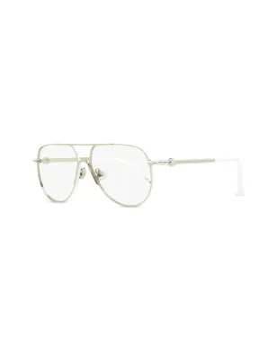 Moncler Eyewear ML5202 パイロットフレーム眼鏡 - サムネイル2