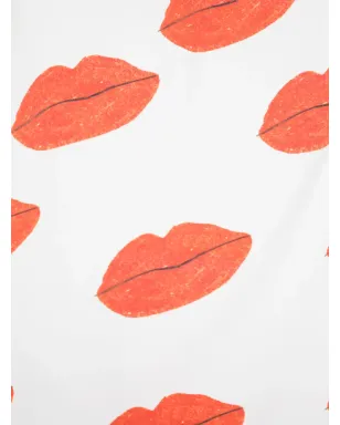 The Animals Observatory lips-print swimsuit - White - サムネイル2