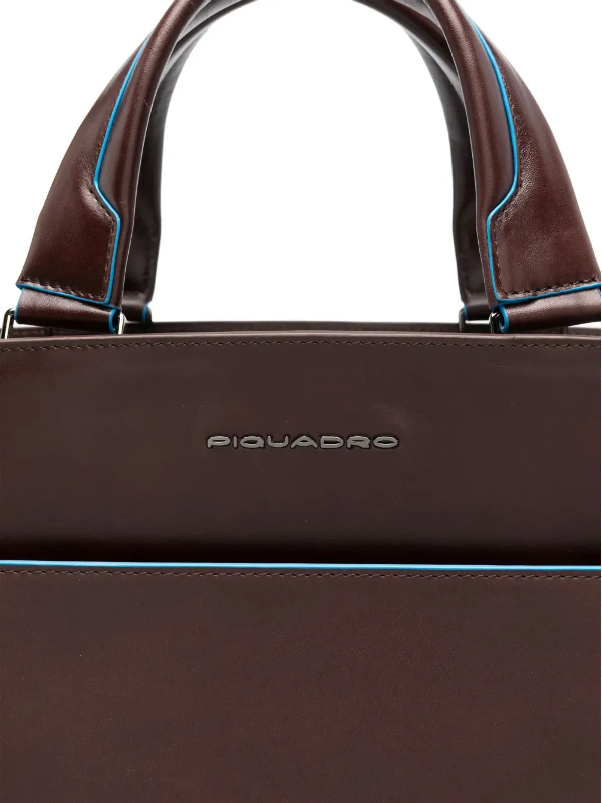 PIQUADRO レザー ラップトップバッグ - ブラウン - 画像3