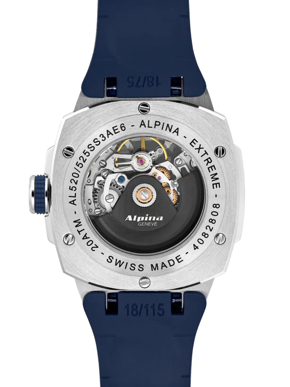 Alpina アルピナー エクストリーム スケルトン オートマティック シルバー - 画像3