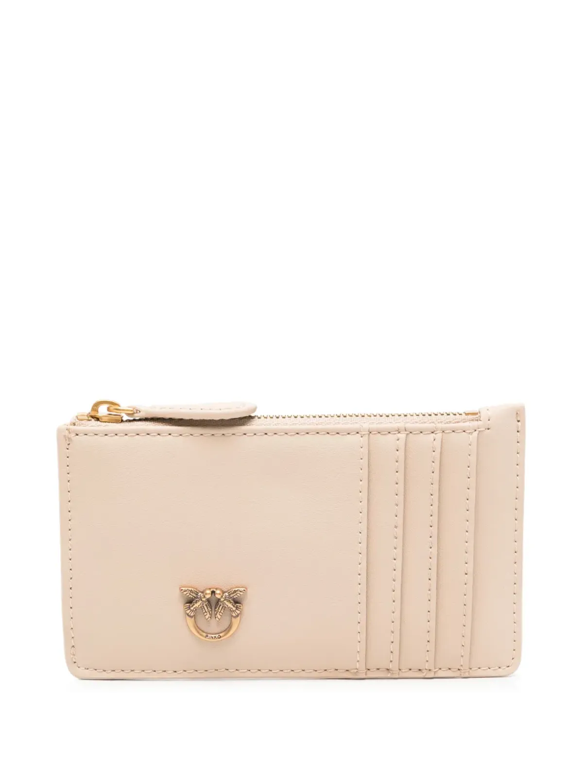 PINKO ジップ付きチェブロン柄 カードホルダー - 画像1